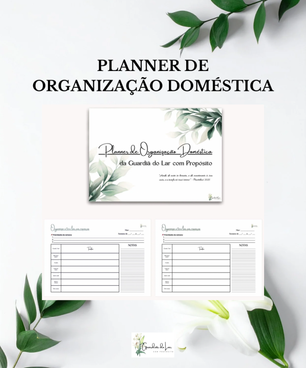 Planner de Organização Doméstica