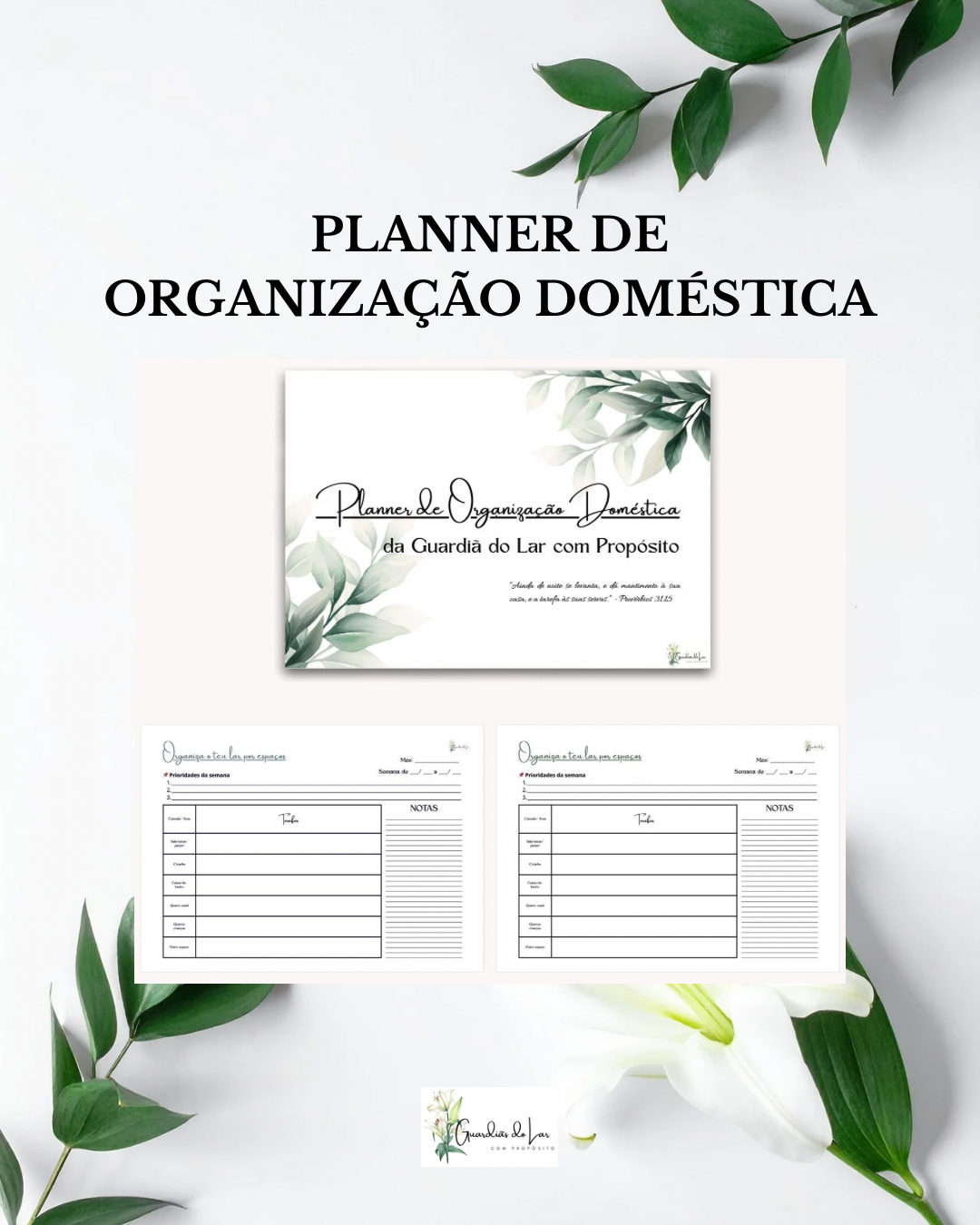 Planner de Organização Doméstica