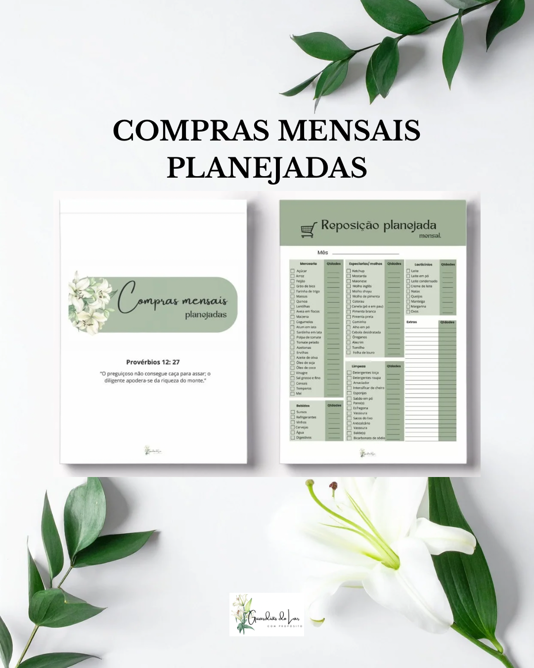 Lista de compras mensal